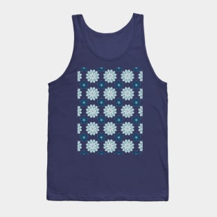 Abstract stylized floral seamless pattern Tank Top